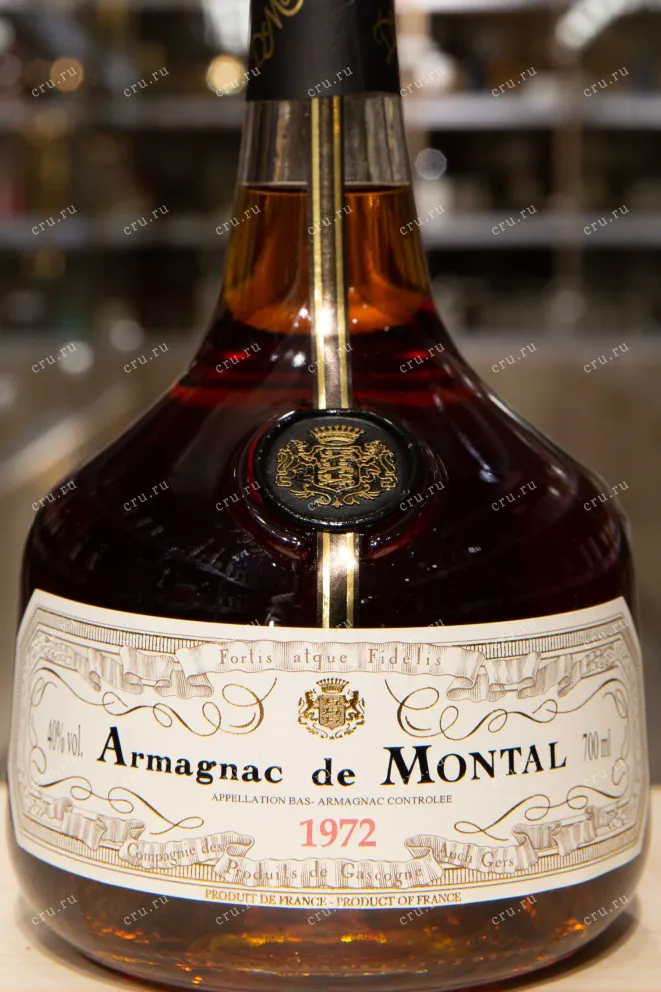 Этикетка De  Montal 1972 0.7 л