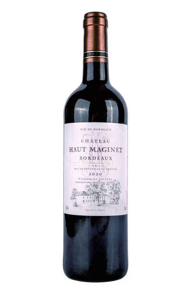 Вино Chateau Haut Maginet Bordeaux Red dry 2020 0.75 л