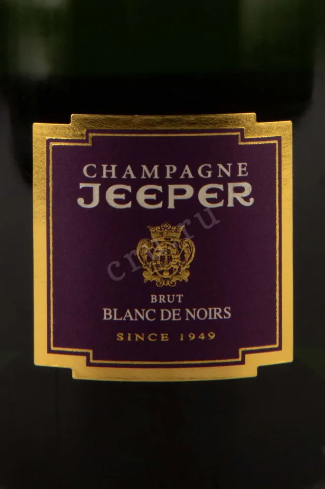 Этикетка Jeeper Blanc de Noirs 2018 0.75 л