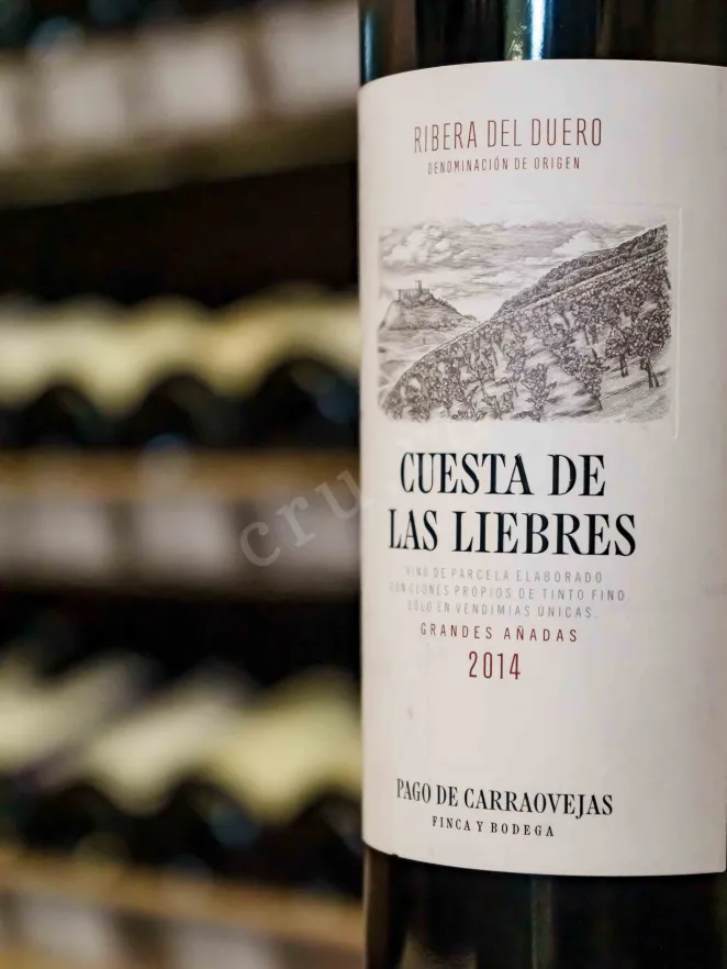 В магазине Крю Профи Pago de Carraovejas Cuesta de Las Liebres Ribera del Duero DO 2014 0.75 л