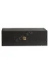Gift Black Wooden Box For Two Bordeaux Bottles