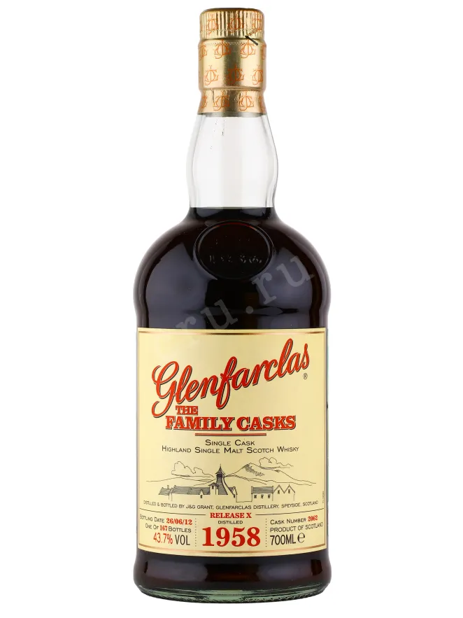 Виски Glenfarclas Family Cask 1958 0.7 л