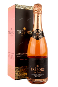 Игристое вино Tresors de Loire Cremant de Loire gift box  0.75 л