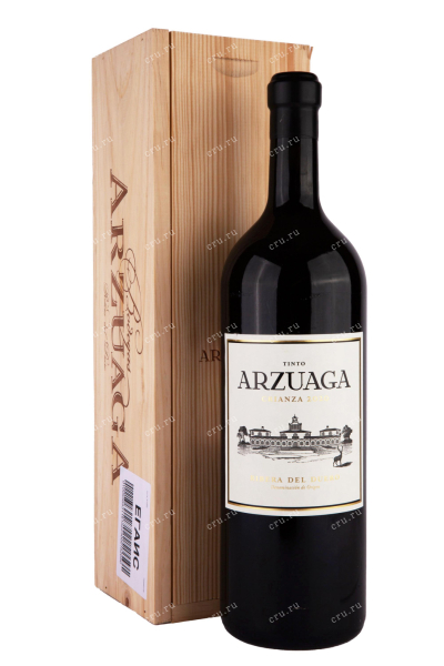 Вино Arzuaga Crianza in wooden box 2020 3 л