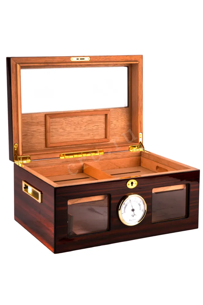 Humidor Lubinski 100 cigars with glass