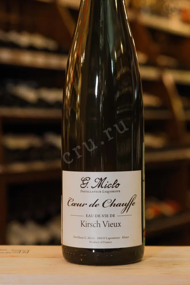 В магазине Крю Профи G.Miclo Coeur de Chauffe Kirsch Vieux 0.7 л