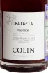Этикетка Colin Ratafia in gift box 2021 0.5 л