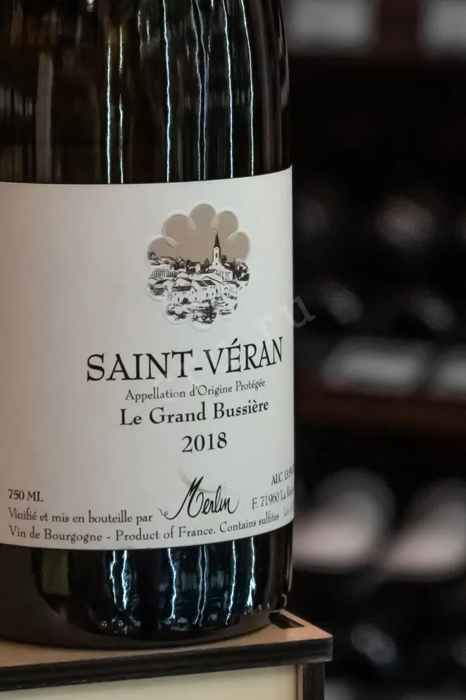 В магазине Крю Профи Merlin Saint Veran Le Grand Bussiere 2018 0.75 л