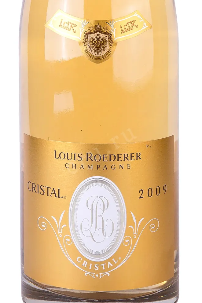 Этикетка Louis Roederer Cristal with gift box 2009 3 л