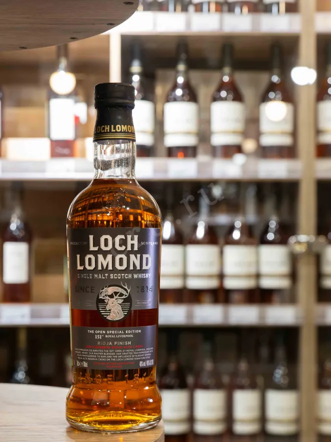 В магазине Крю Профи Loch Lomond 151th The Open Special Edition Royal Liverpool Rioja Finish in gift box + 2 glasses 0.7 л