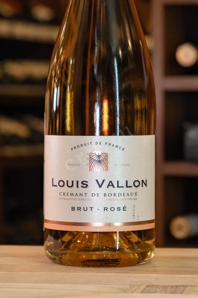 В магазине Крю Профи Louis Vallon Cremant de Bordeaux Rose 2023 0.75 л