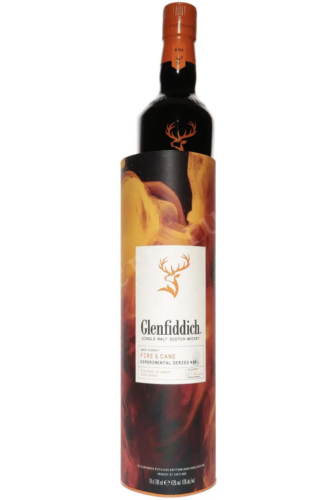 В тубе Glenfiddich Fire & Can in tube 0.7 л