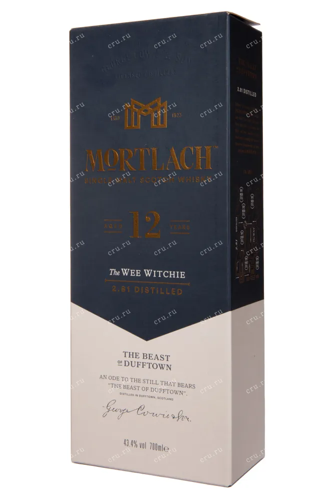 Виски Mortlach 12 years in gift box  0.7 л