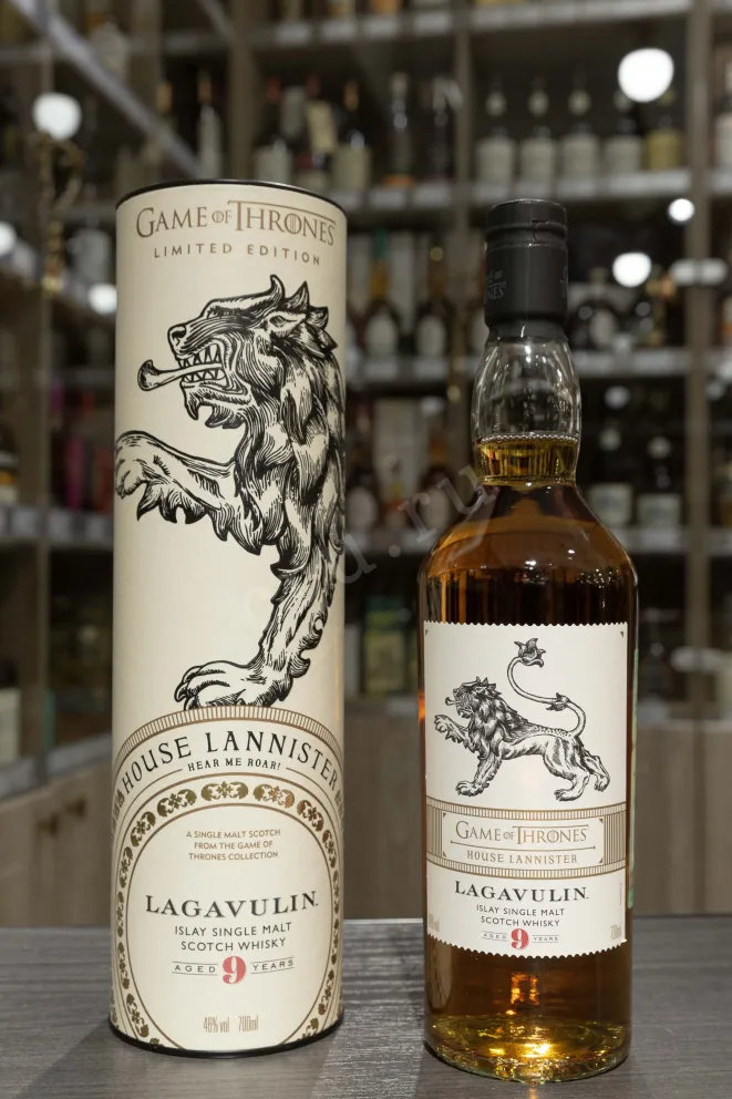 В магазине Крю Профи Lagavulin 9 years Game of Thrones House Lannister in tube 0.7 л