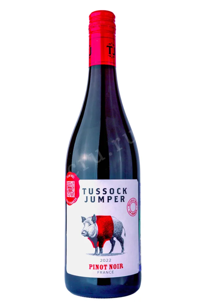 Вино Tussock Jumper Pinot Noir 2022 0.75 л