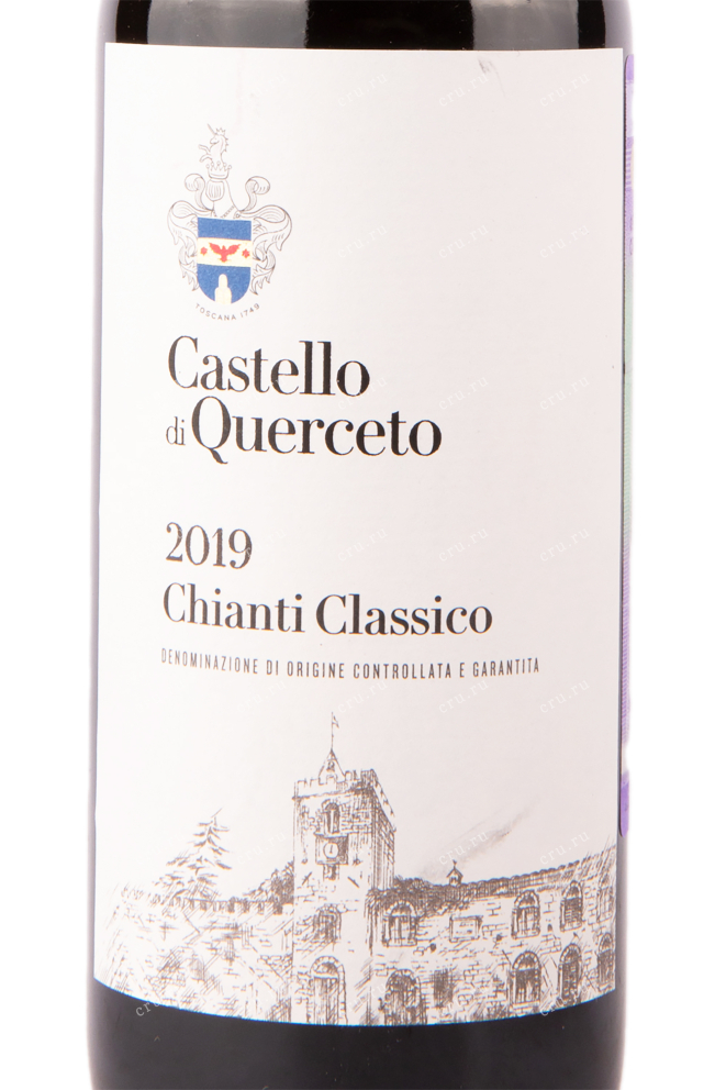 Этикетка вина Chianti Classico Castello di Querceto DOCG 0.375 л
