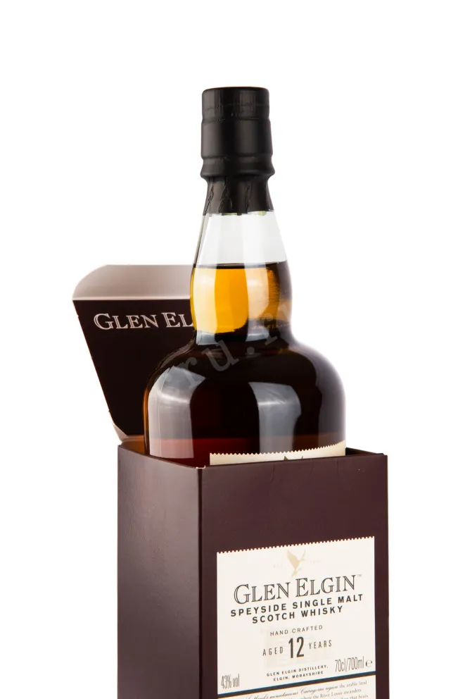 Виски Glen Elgin Malt 12 years old with gift box  0.7 л