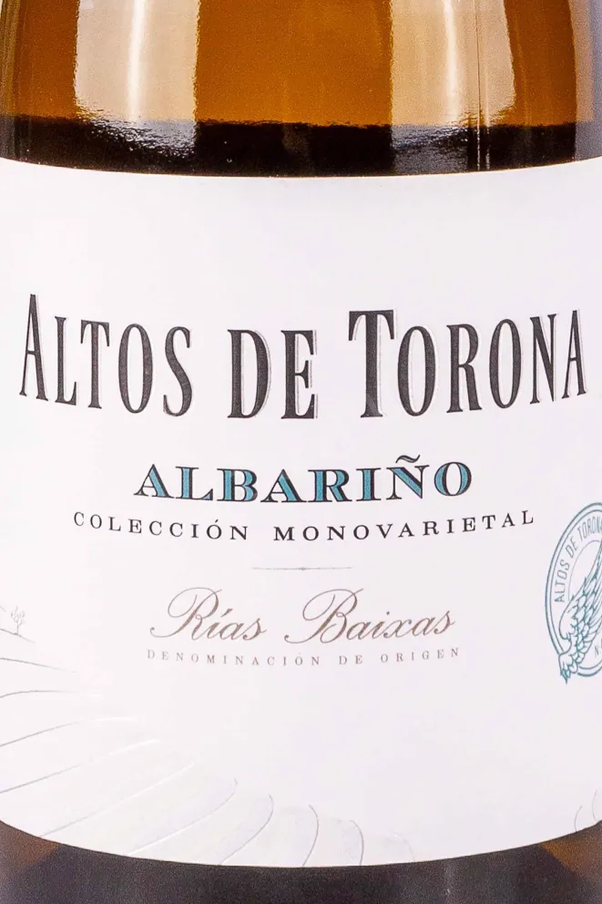 Этикетка Altos de Torona Albarino 2023 0.75 л