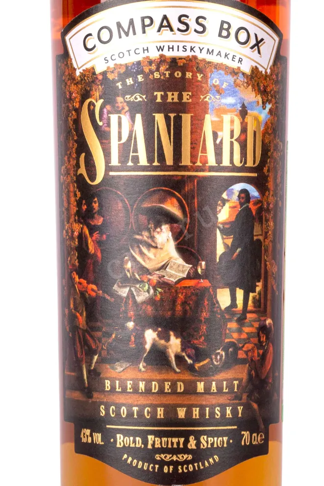 Этикетка Compass Box The Story of the Spaniard 0.7 л