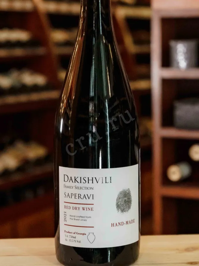 В магазине Крю Профи Dakishvili Saperavi Red dry 2021 0.75 л