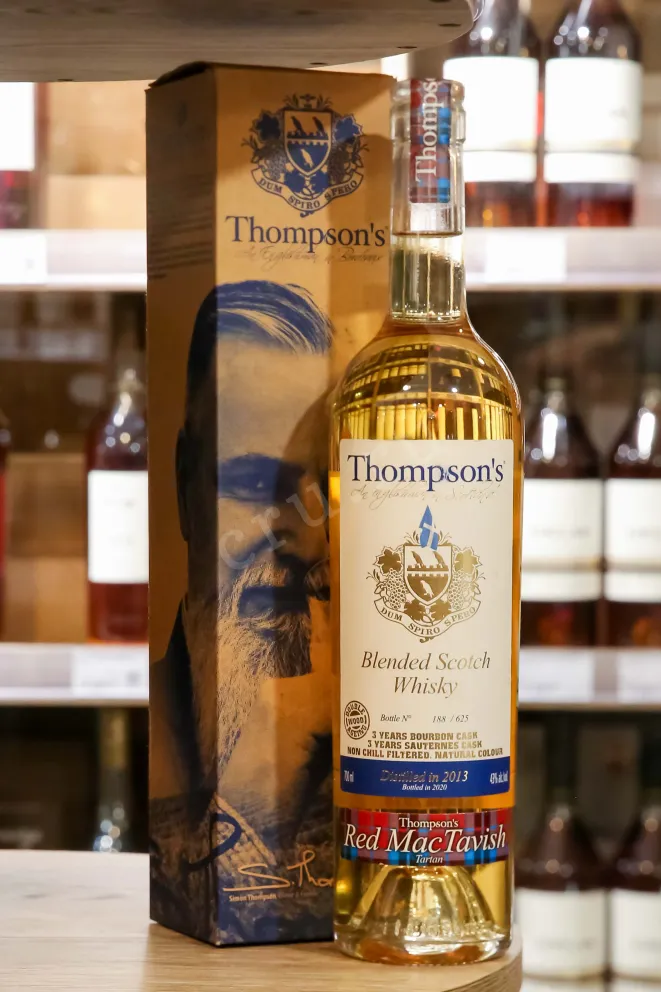 В магазине Крю Профи Thompsons Blended Scotch gift box 0.7 л