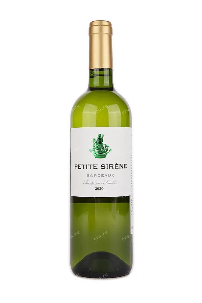 Вино Petite Sirene Bordeaux Blanc 2020 0.75 л