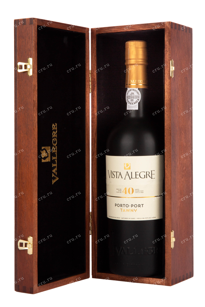 Бутылка в коробке портвейна Виста Алегре 40 лет 0.75 л