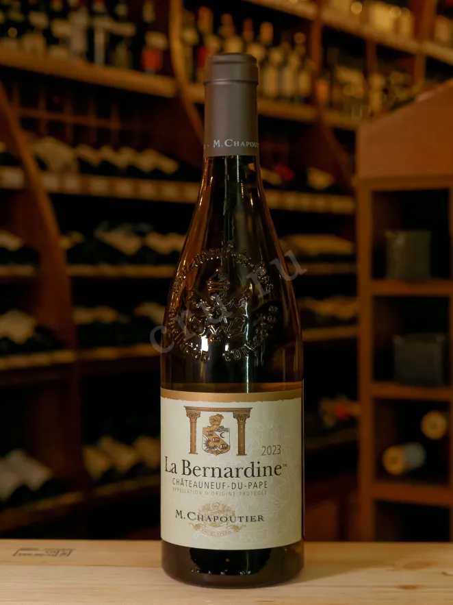 В магазине Крю Профи M.Chapoutier Chateauneuf-du-Pape La Bernardine AOC 2023 0.75 л