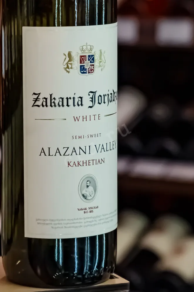 В магазине Крю Профи Zakaria Jorjadze Alazani Valley White 2023 0.75 л