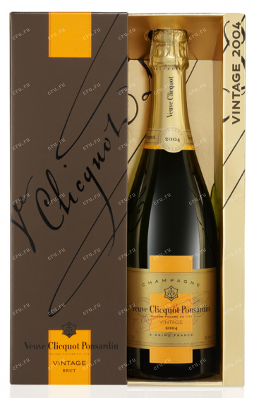 Шампанское Veuve Clicquot Vintage with gift box 2008 0.75 л