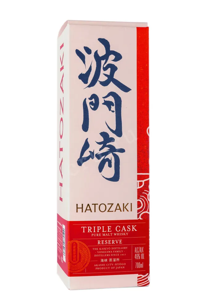 Подарочная коробка Hatozaki Triple Cask Reserve in gift box 0.7 л