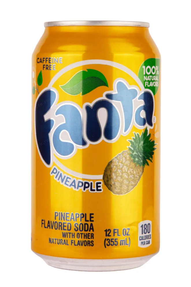Газированный напиток Fanta Pineapple Железная банка 0.355 л