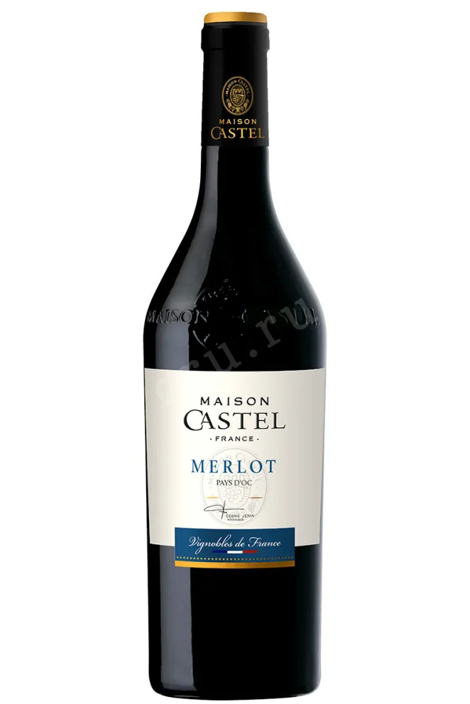 Вино Maison Castel Merlot Pays d’Oc IGP 2021 0.75 л