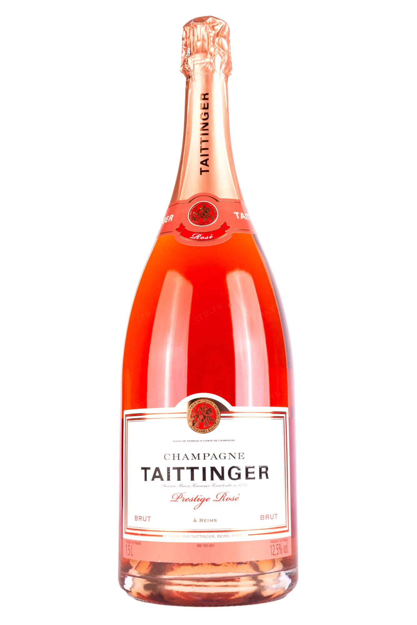 Фото — Шампанское Taittinger Prestige Rose Brut 2016 1.5 л