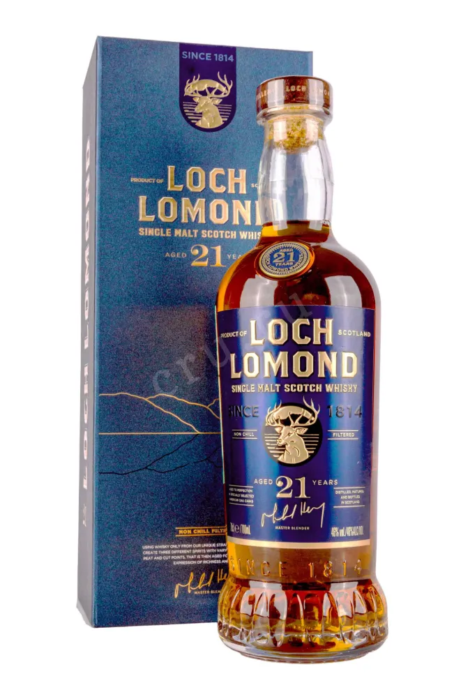 Виски Loch Lomond Single Malt 21 years gift box  0.7 л