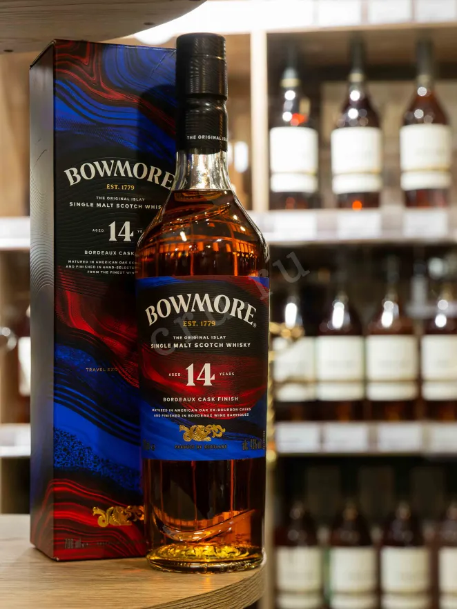 В магазине Крю Профи Bowmore Bordeaux Cask Finish 14 Years in gift box 0.7 л