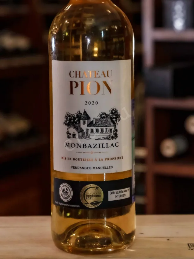 В магазине Крю Профи Chateau Pion Monbazillac AOC 2020 0.75 л