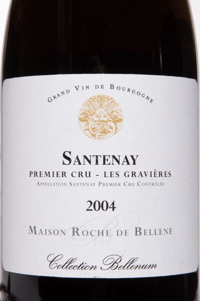 Этикетка Maison Roche de Bellene Santenay Premier Cru Les Gravieres AOC 2004 0.75 л