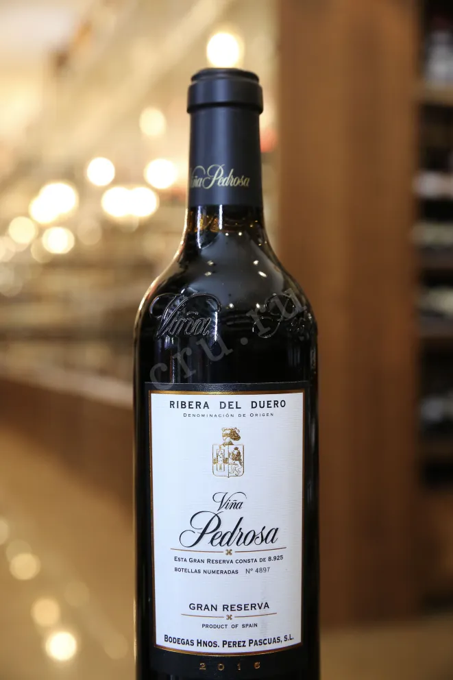 В магазине Крю Профи Vina Pedrosa Gran Reserva Ribera del Duero 2016 0.75 л