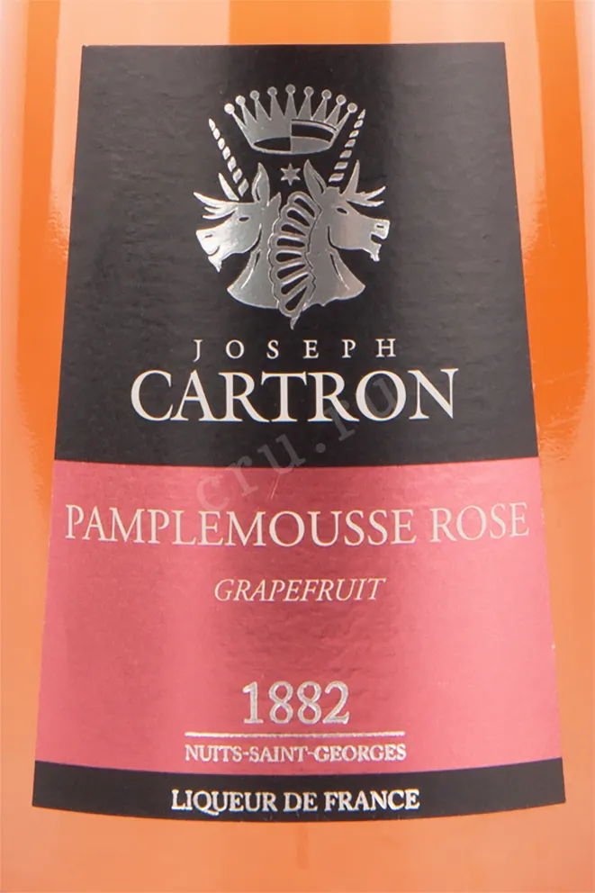 Этикетка ликера Джозеф Картрон Розвый Грейпфрут 0.7 л