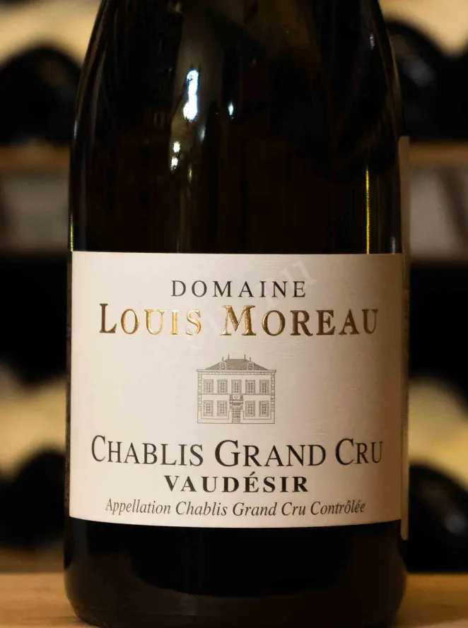 В магазине Крю Профи Domaine Louis Moreau Chablis Grand Cru Vaudesir AOC 2020 0.75 л