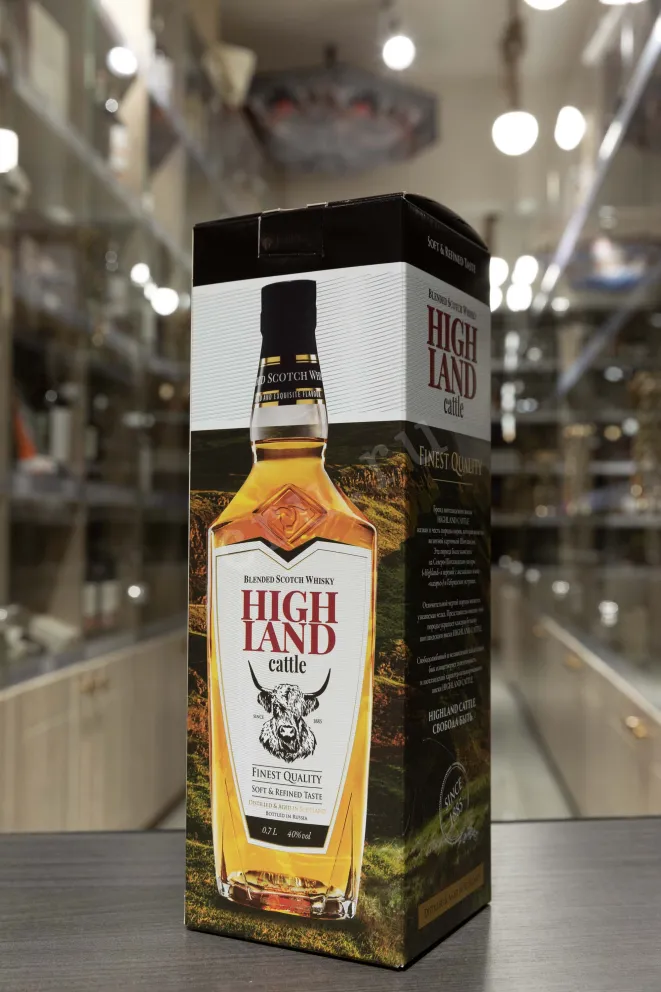 В магазине Крю Профи Highland Cattle 3 years gift box 0.7 л