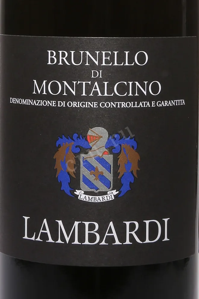 Этикетка Lambardi Brunello di Montalcino DOCG 2018 0.75 л