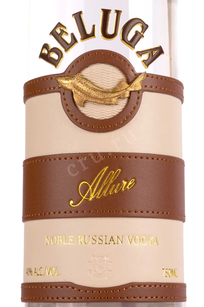 Этикетка Beluga Allure gift box 0.75 л