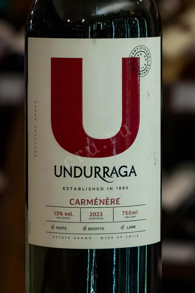 В магазине Крю Профи Undurraga Carmenere 2023 0.75 л
