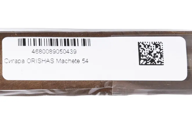 Контрэтикетка Orishas Machete 54