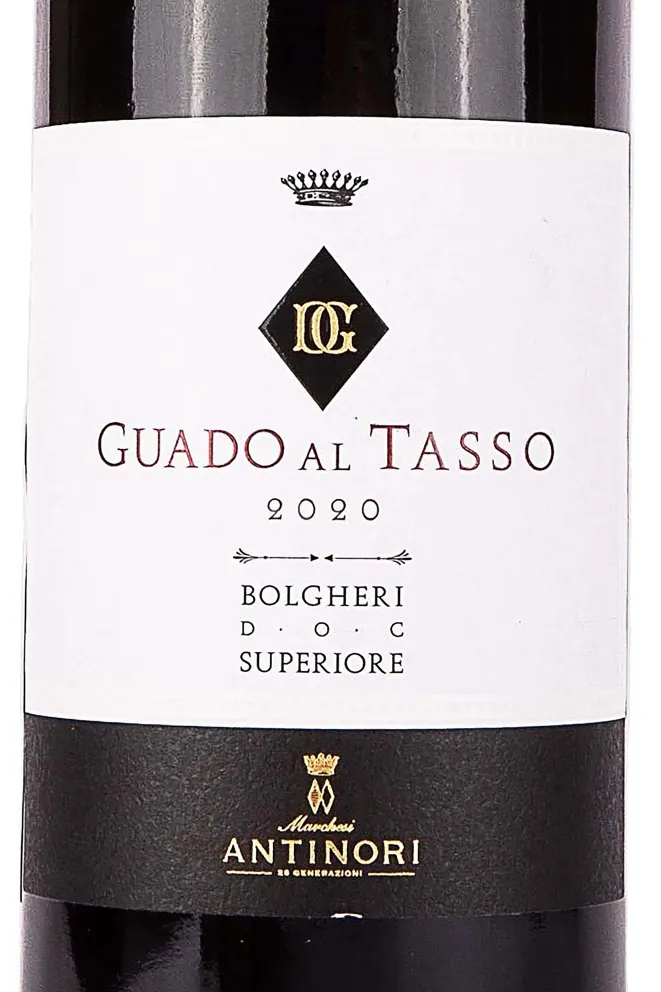 Этикетка Guado Al Tasso Bolgheri Superiore 2018 0.75 л