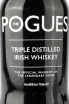Этикетка виски The Pogues 0,7