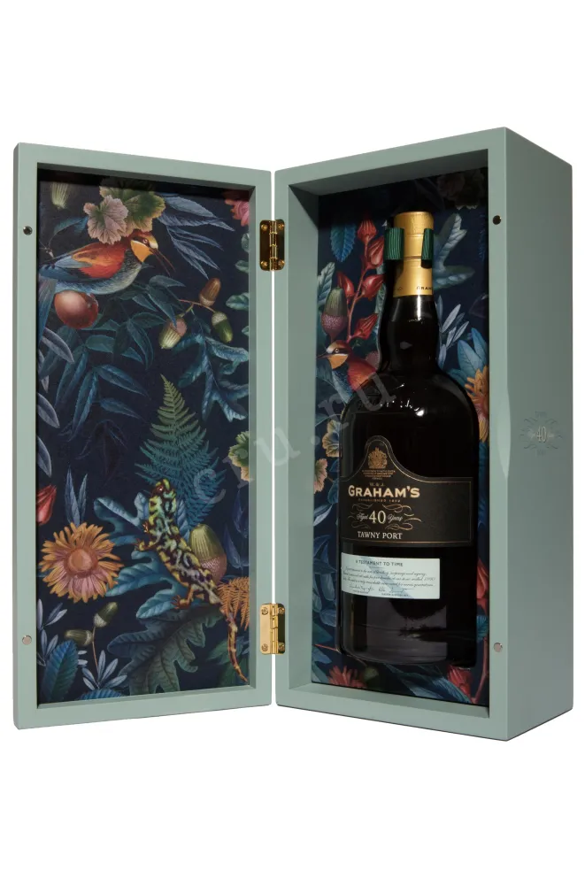 В подарочной коробке Grahams 40 years Tawny with gift box 1994 0.75 л