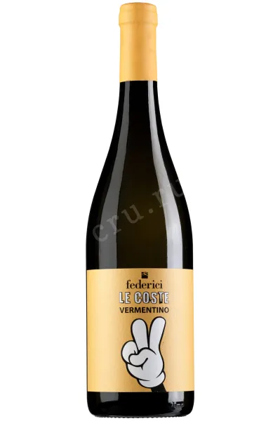 Вино Federici Le Coste Vermentino Lazio IGT 2024 0.75 л